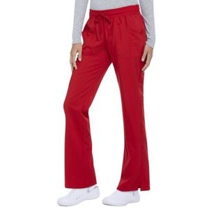 NWOT Chili Red Scrubstar Pants with Drawstring L